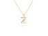 Colgante letra Z en oro amarillo 18kt
