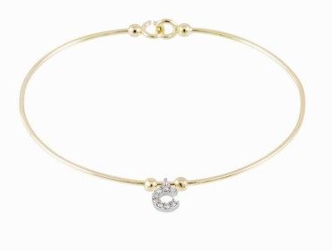 Bracelet in 18kt. Gold and diamonds