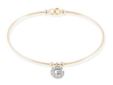 Bracelet in 18kt. Gold and diamonds