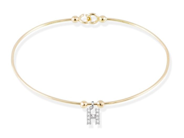 Pulsera en Oro 18Kt. y diamantes