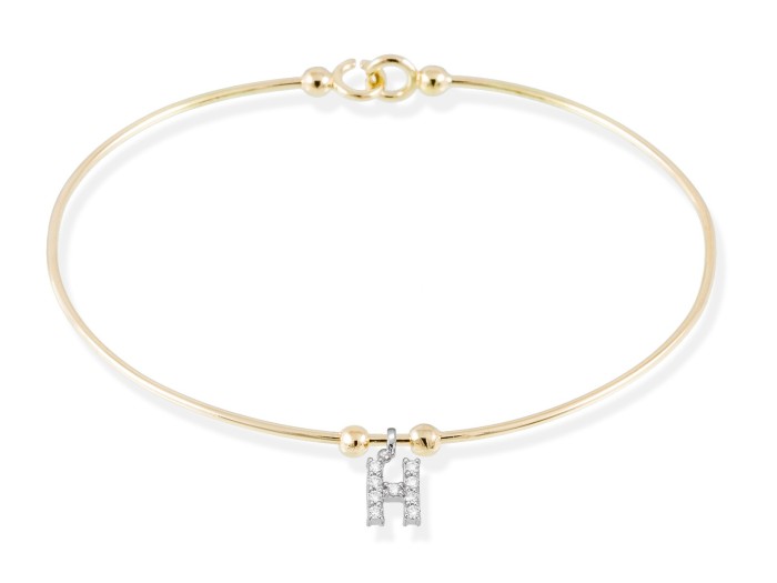 Pulsera en Oro 18Kt. y diamantes