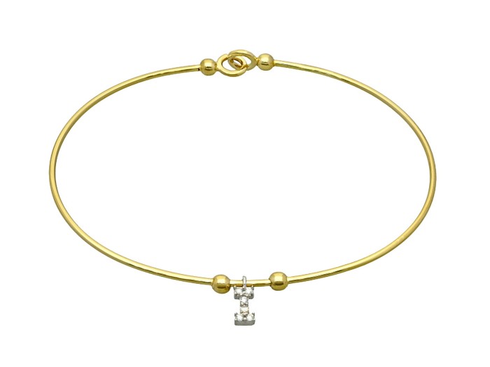 Pulsera en Oro 18Kt. y diamantes