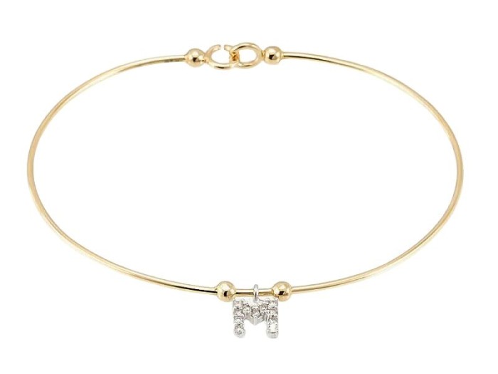 Pulsera en Oro 18Kt. y diamantes