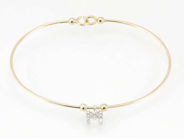Pulsera en Oro 18Kt. y diamantes
