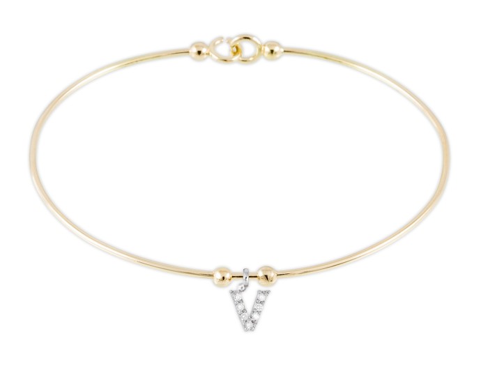 Pulsera en Oro 18Kt. y diamantes