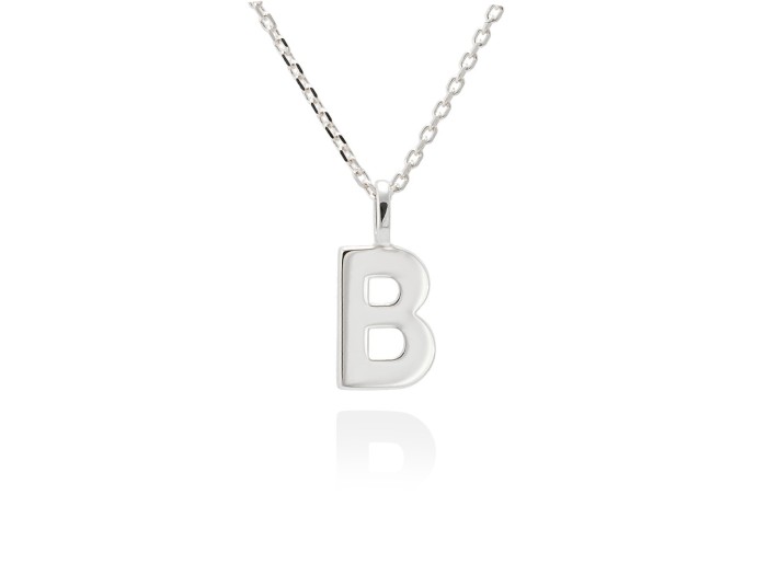 Colgante letra B en oro amarillo 18kt