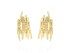 Earrings Line piedras  in golden silver