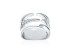 Anillo de plata triple aro