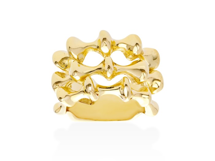 Anillo de plata triple aro