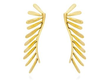 Pendientes de plata trepador