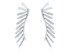 Earrings Spine maxi  in golden silver