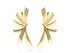 Earrings Spine piedras  in golden silver