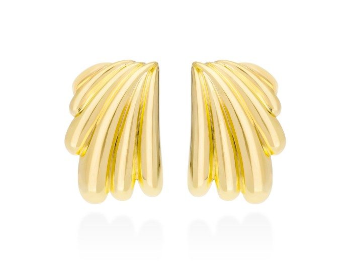 Earrings Eclat maxi in silver