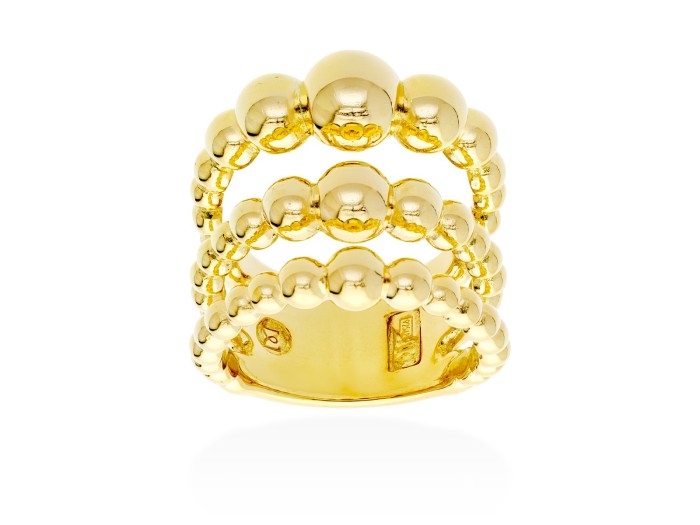 Anillo de plata triple aro