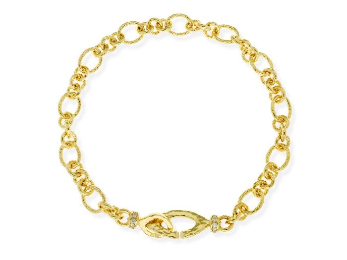 Choker de plata y circonita blanca