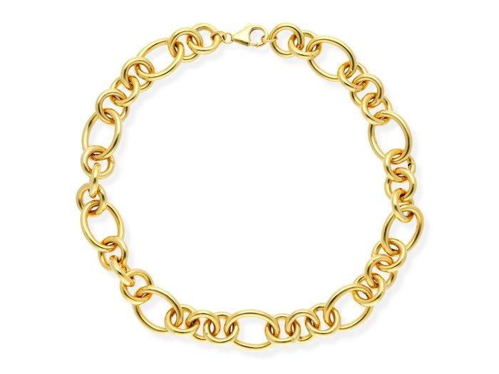 Choker de plata con eslabones