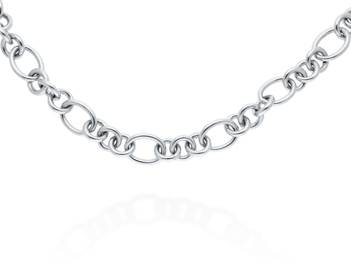 Choker de plata con eslabones