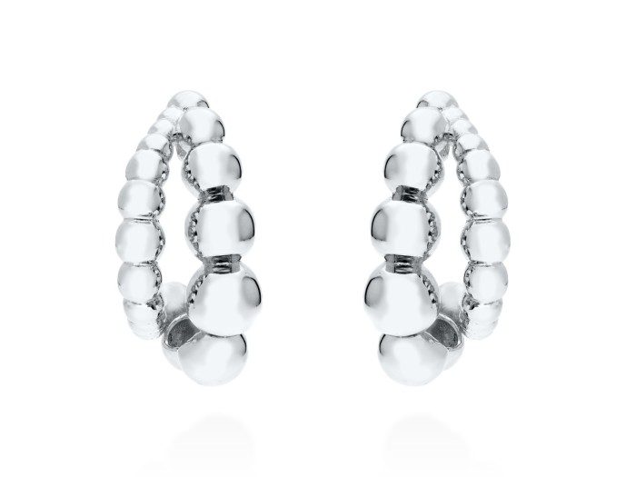 Pendientes de plata aro doble