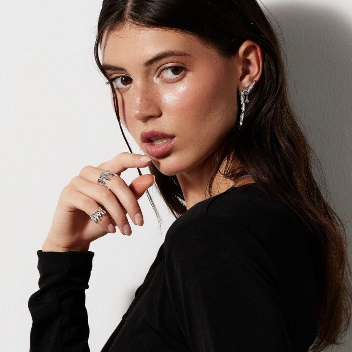 Anillo de plata ancho