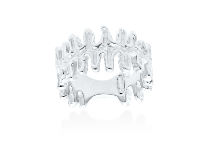 Ring Monet  in golden silver