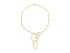 Necklace  Aix  in golden silver