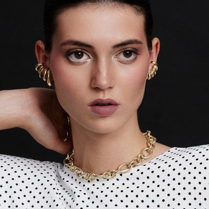 Choker de plata con eslabones