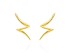 Earrings Arles mini  in golden silver