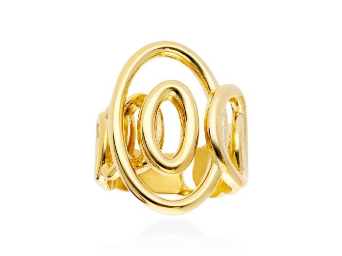 Anillo de plata multiaros