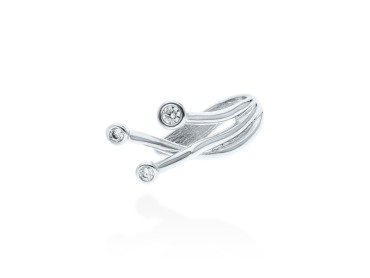 Earcuff Mistral  in silber vergoldet