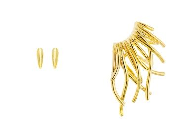 Earcuff de plata trepador