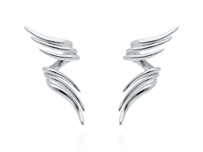 Earrings Arles  in golden silver