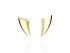 Earrings Malibú  in golden silver