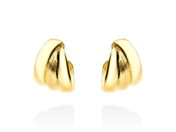 Earrings Rodeo  in golden silver