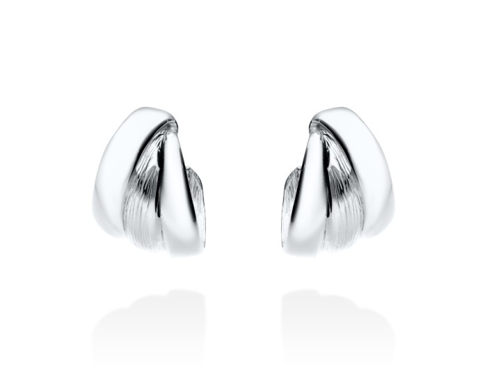 Earrings Rodeo  in golden silver