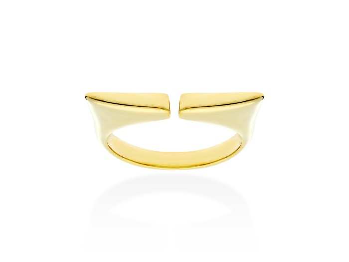 Ring Malibú  in golden silver