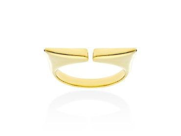 Ring Malibú  in golden silver