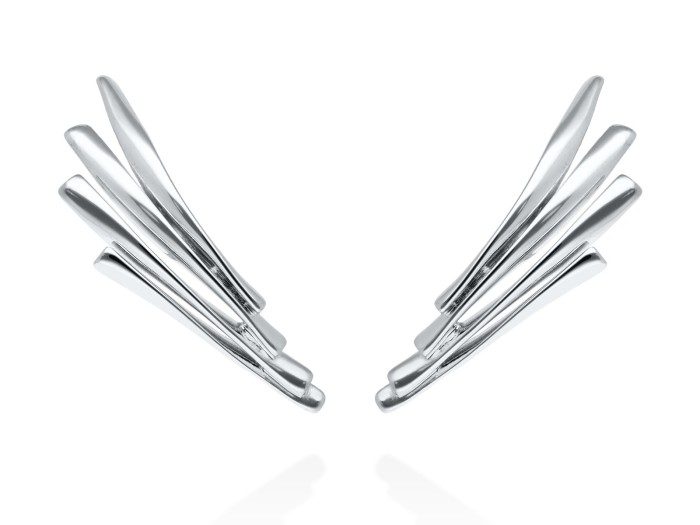 Earrings Beverly  in golden silver