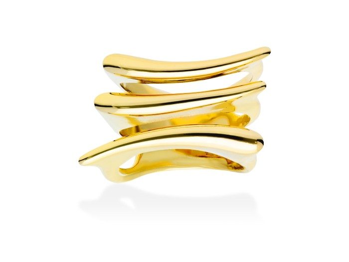 Ring Rosse in golden silver