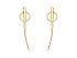 Earrings Reims  in golden silver