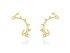 Earrings Doux  in golden silver