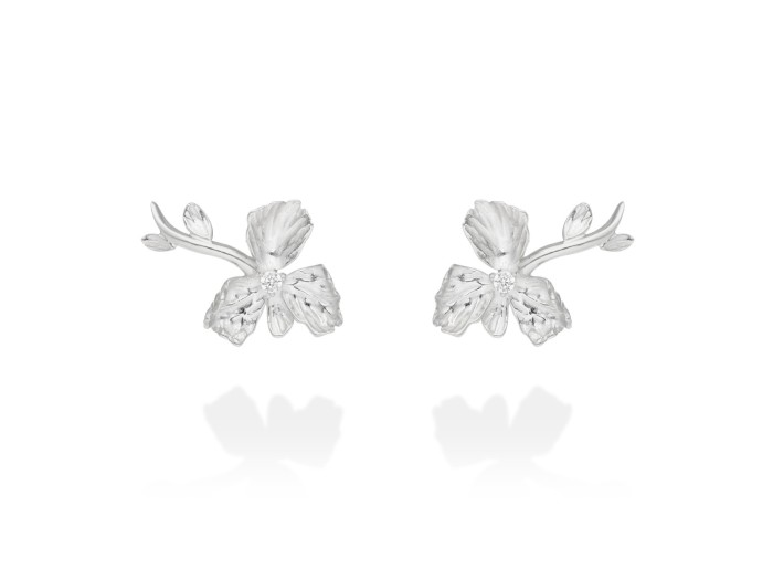 Earrings Guipur mini  in silver