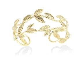 Brazalete de plata hiedra