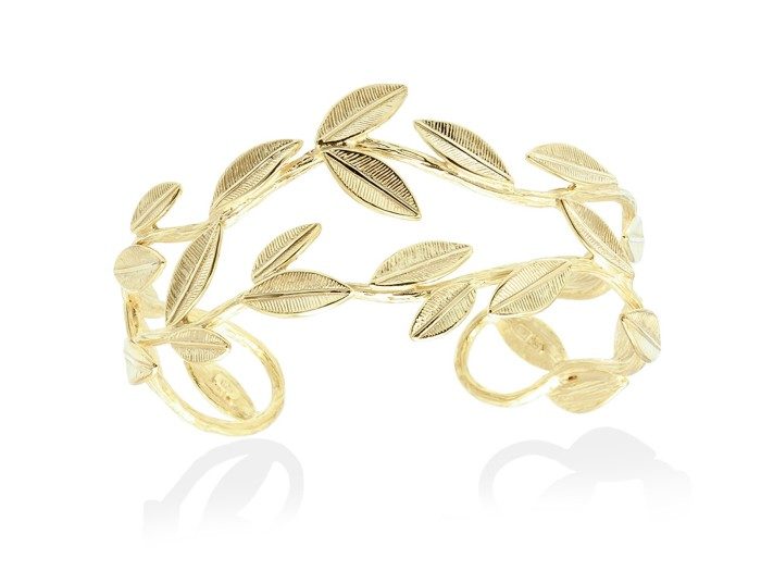 Brazalete de plata hiedra