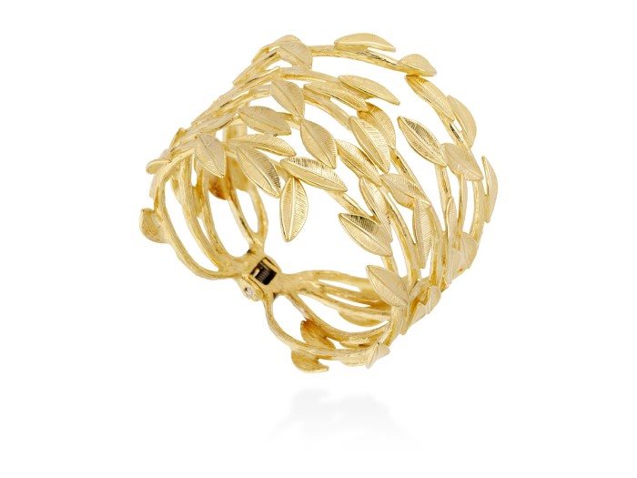 Brazalete de plata hiedra
