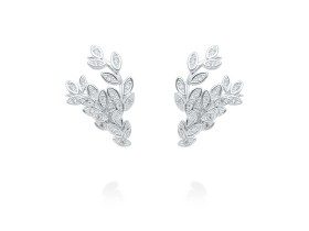 Earrings Chantilly  in silver