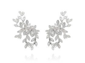 Earrings Chantilly Maxi  in silver