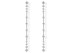 Earrings CLAUDIA White in silver