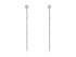Earrings RIVIERE  in  silver