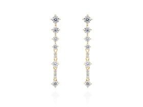 Earrings CLAUDIA White in silver