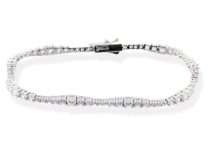 Pulsera de plata riviere serpiente